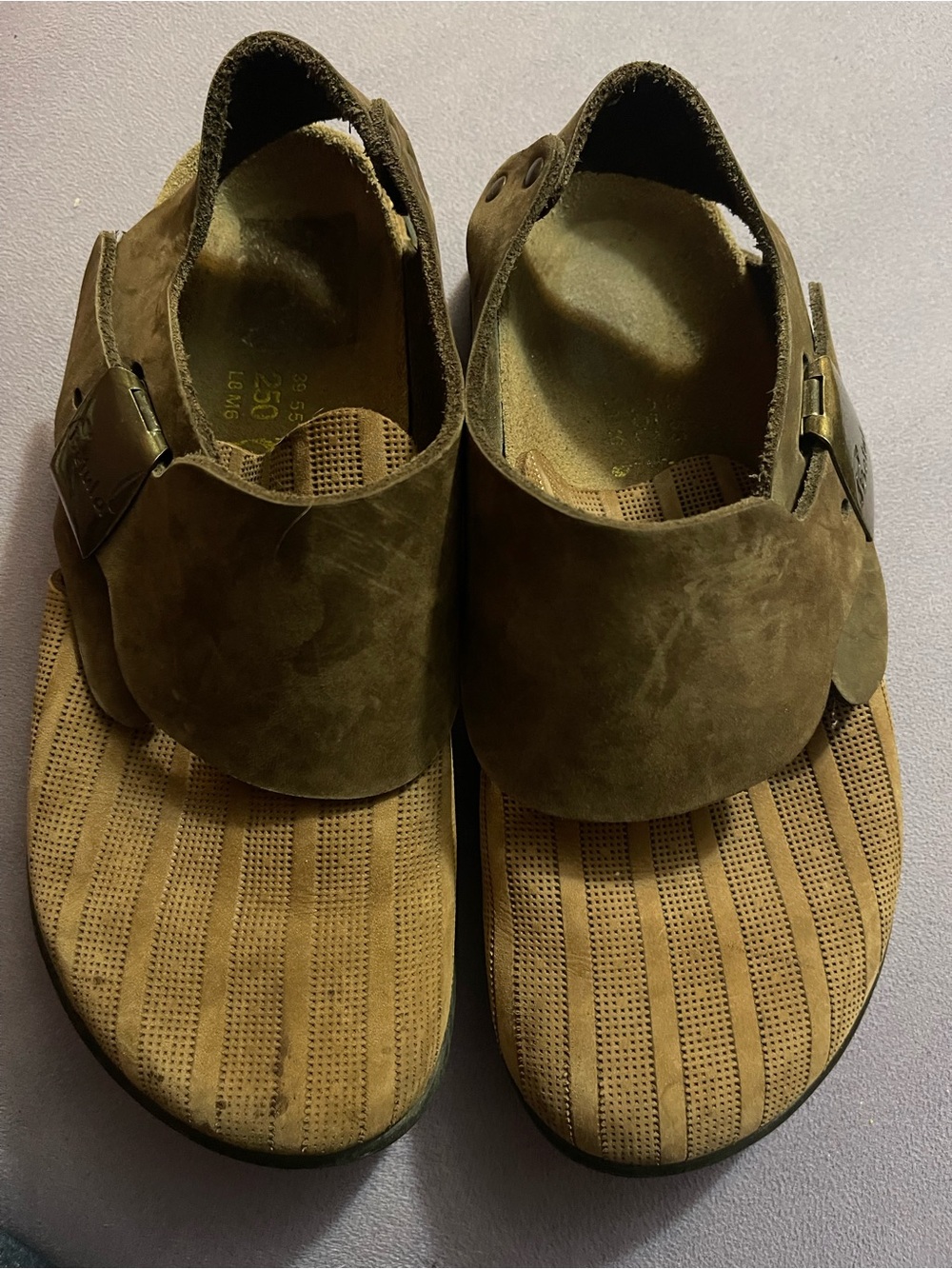 Birkenstock Betula unisex Brown Suede Slide Clogs - Casual Comfort